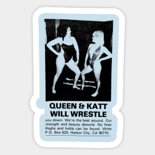 Apartment wrestling Sticker